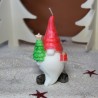 Bougie gnome de Noël